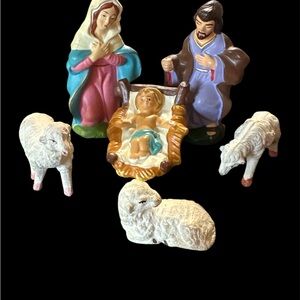 Vintage Nativity Set circa 1960’s made in Japan sold by Woolworth